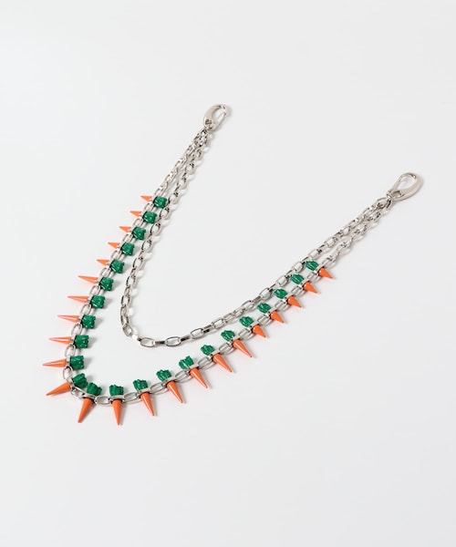doublet(ダブレット)の「doublet CARROT STUDS WALLET CHAIN(その他・メンズ・SILVER・-)」の2枚目の写真