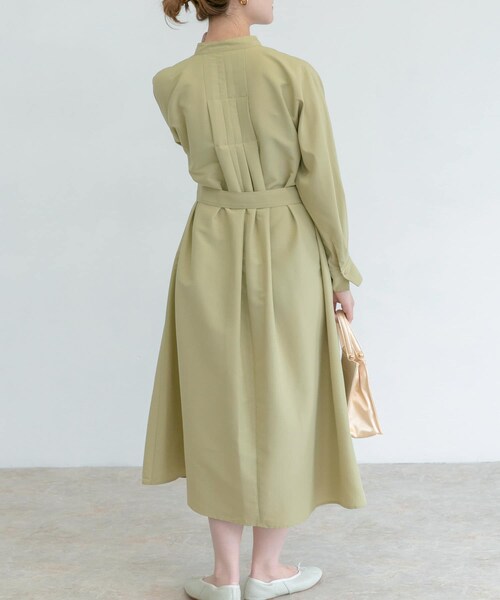 URBAN RESEARCH ROSSO WOMEN（アーバンリサーチ　ロッソ）の「ウエストベルトドルマンワンピース（その他・レディース・Y/GREEN/GREGE/CHARCOAL・FREE）」の6枚目の写真