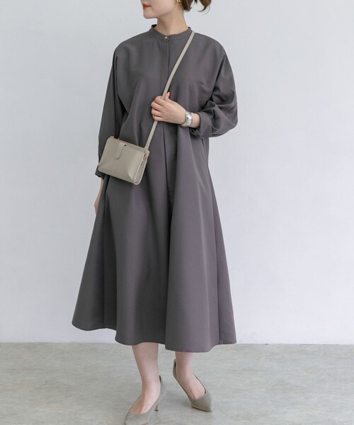 URBAN RESEARCH ROSSO WOMEN（アーバンリサーチ　ロッソ）の「ウエストベルトドルマンワンピース（その他・レディース・Y/GREEN/GREGE/CHARCOAL・FREE）」の11枚目の写真