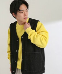 SENSE OF PLACE by URBAN RESEARCH（センスオブプレイスバイアーバンリサーチ）の「【WEB先行販売】Vネックデニムベスト（その他・メンズ）」