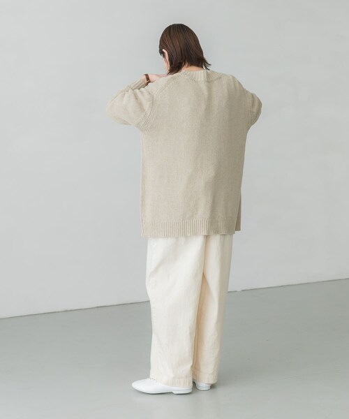 かぐれ（カグレ）の「リネンコットンカーディガン（その他・レディース・BEIGE/IVORY・FREE）」の22枚目の写真