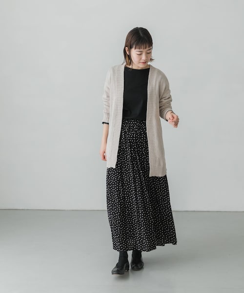 かぐれ（カグレ）の「リネンコットンカーディガン（その他・レディース・BEIGE/IVORY・FREE）」の10枚目の写真