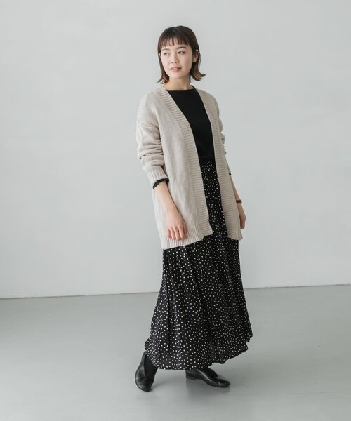 かぐれ（カグレ）の「リネンコットンカーディガン（その他・レディース・BEIGE/IVORY・FREE）」の9枚目の写真