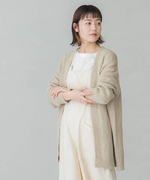 かぐれ（カグレ）の「リネンコットンカーディガン（その他・レディース・BEIGE/IVORY・FREE）」の16枚目の写真