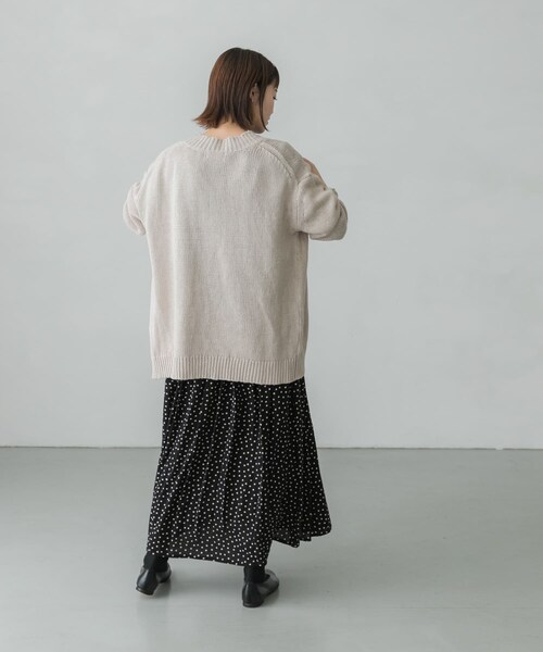 かぐれ（カグレ）の「リネンコットンカーディガン（その他・レディース・BEIGE/IVORY・FREE）」の13枚目の写真