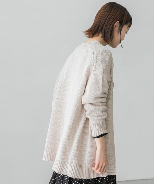 かぐれ（カグレ）の「リネンコットンカーディガン（その他・レディース・BEIGE/IVORY・FREE）」の7枚目の写真
