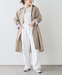 PUAL CE CIN | 綿ナイロンステンカラーコート(その他アウター)