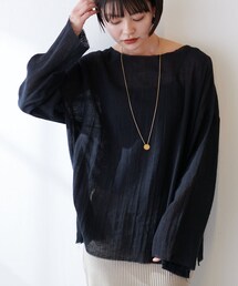 COLLAGE GALLARDAGALANTE（コラージュガリャルダガランテ）の「リネンガーゼプルオーバー（シャツ/ブラウス）」