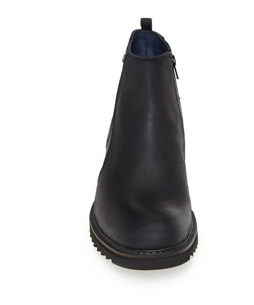 GEOX(ジェオックス)の「Geox 'Chester' Amphibiox® Chelsea Boot (Men)(ブーツ・メンズ・Black/Light Brown/ Chestnut・42 EU/39 EU/40 EU/41 EU/43 EU/44 EU/45 EU/46 EU)」の4枚目の写真