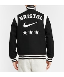 NIKE（ナイキ）の「F.C Real Bristol Leather-Trimmed Wool