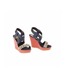 Ondademar | EMBELLISHED YUTE WEDGES(サンダル)