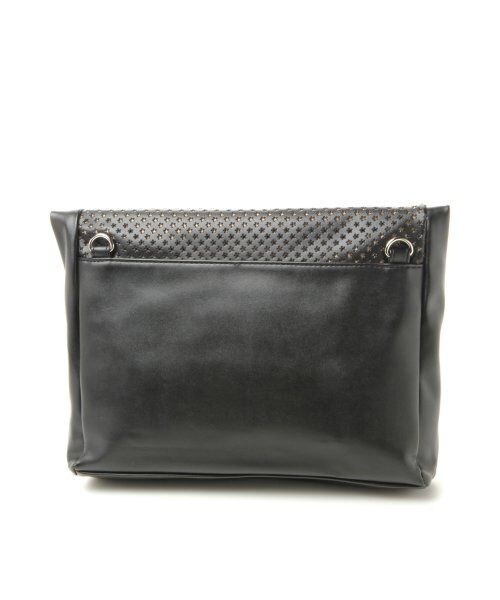 GLOBAL WORK(グローバルワーク)の「スクエアハンドルクラッチ(バッグ・レディース・ブラック09/シルバー12/レッド35/レオパード58・ONE SIZE)」の6枚目の写真