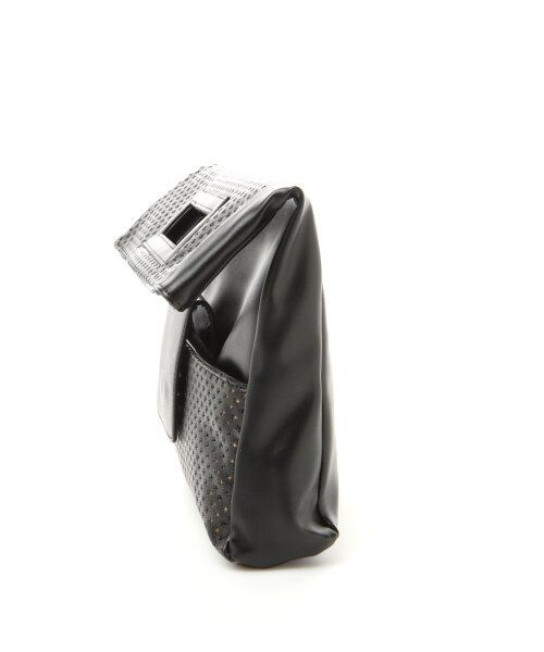 GLOBAL WORK(グローバルワーク)の「スクエアハンドルクラッチ(バッグ・レディース・ブラック09/シルバー12/レッド35/レオパード58・ONE SIZE)」の5枚目の写真