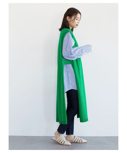 Green　Parks（グリーンパークス）の「デニムストレッチスキニーパンツ（パンツ・ワンウォッシュ・S/M/L）」の8枚目の写真