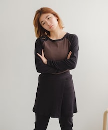 Kastane | 【Miller別注】ラグランボーダーチビT(Tシャツ/カットソー)