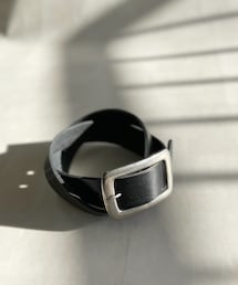 RIVE DROITE | 予約【幅広いスタイリングのアクセントに】スクエアバックルベルト(ベルト)