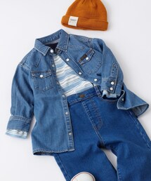 CIAOPANIC TYPY（チャオパニックティピー）の「【KIDS】Lee別注ウエスタンBIGデニムシャツ（シャツ/ブラウス・キッズ）」
