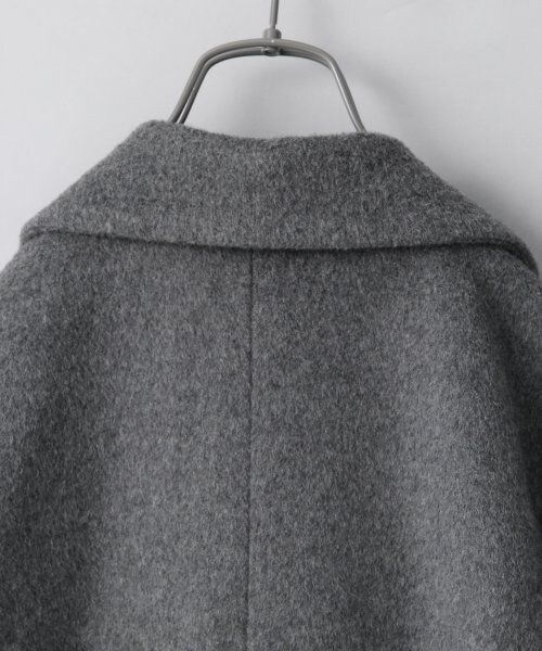 JEANASIS（ジーナシス）の「BIGチェスターコート（ジャケット/アウター・レディース・ブラック/グレー/ベージュ・ＦREE）」の10枚目の写真