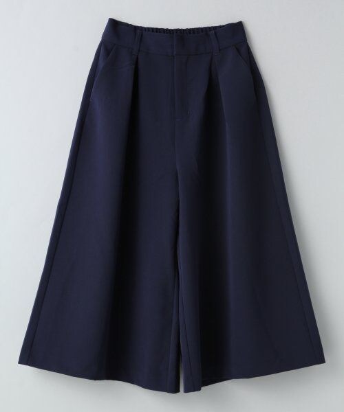 JEANASIS（ジーナシス）の「ワイドクロップドパンツ（パンツ・レディース・ブラック/ネイビー・FREE）」の2枚目の写真