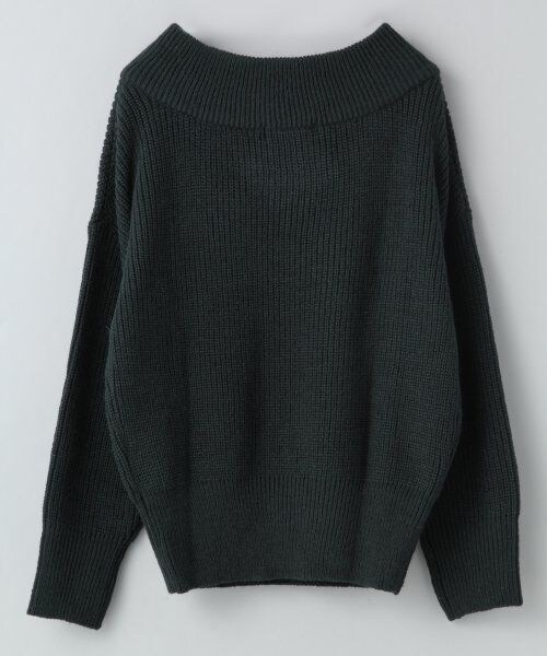 JEANASIS(ジーナシス)の「7GアゼオフショルVプルオーバー(トップス・レディース・ベージュ/ブラック/グレー/ダークグリーン・FREE)」の5枚目の写真