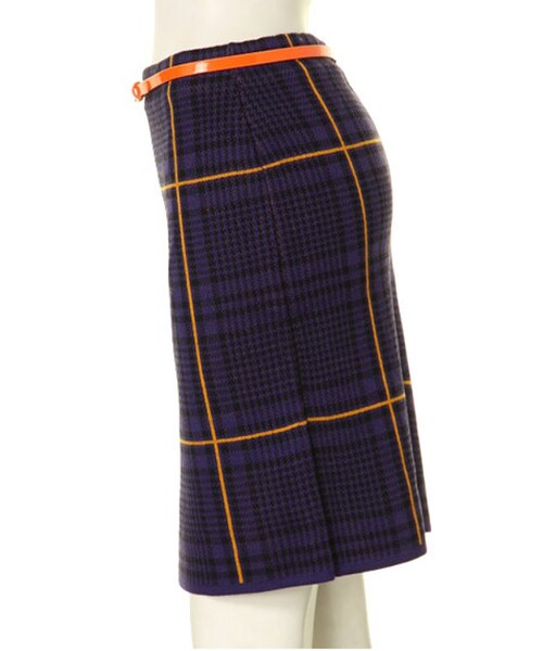 jouetie（ジュエティ）の「★チェックタイトSK（スカート・レディース・ブラック/パープル・M）」の5枚目の写真