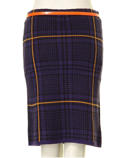 jouetie（ジュエティ）の「★チェックタイトSK（スカート・レディース・ブラック/パープル・M）」の4枚目の写真