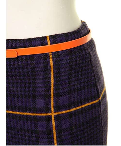 jouetie（ジュエティ）の「★チェックタイトSK（スカート・レディース・ブラック/パープル・M）」の7枚目の写真