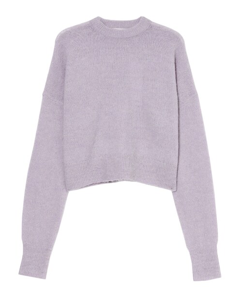LAGUNAMOON（ラグナムーン）の「【CHIC】ショートクルーネックニットプルオーバー（トップス・レディース・ホワイト/グレー/ブルー/ラベンダー・F）」の11枚目の写真