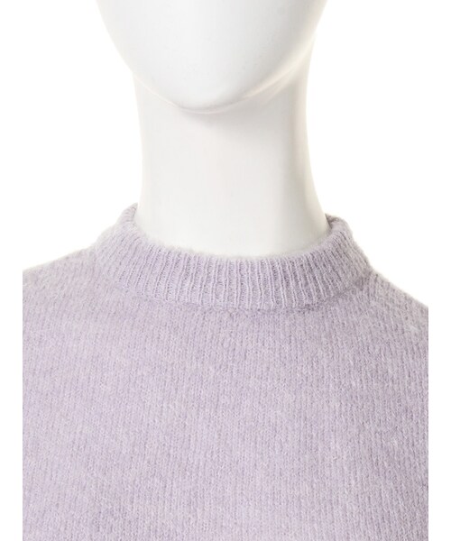 LAGUNAMOON（ラグナムーン）の「【CHIC】ショートクルーネックニットプルオーバー（トップス・レディース・ホワイト/グレー/ブルー/ラベンダー・F）」の8枚目の写真