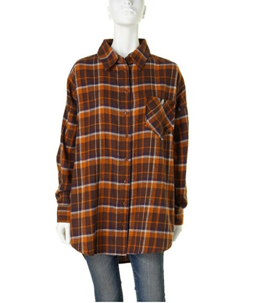 Ungrid（アングリッド）の「コンチョボタンルーズチェックSH（）」 - WEAR