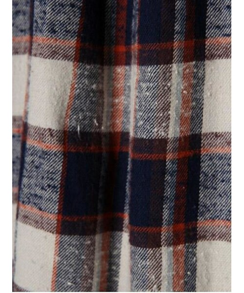 Ungrid コンチョボタンルーズ Ungrid（アングリッド）の「コンチョボタンルーズチェックSH（）」 - WEAR