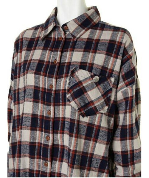 Ungrid（アングリッド）の「コンチョボタンルーズチェックSH（）」 - WEAR