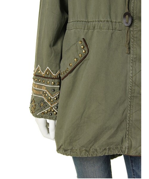 Ungrid（アングリッド）の「スタッズモッズコート（ジャケット/アウター・レディース・カーキ・S/M）」の14枚目の写真