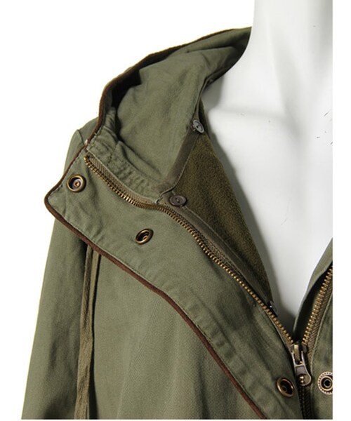 Ungrid（アングリッド）の「スタッズモッズコート（ジャケット/アウター・レディース・カーキ・S/M）」の11枚目の写真