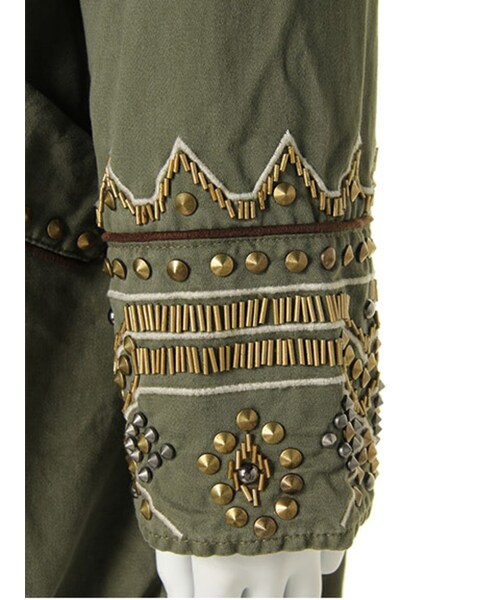 Ungrid（アングリッド）の「スタッズモッズコート（ジャケット/アウター・レディース・カーキ・S/M）」の15枚目の写真