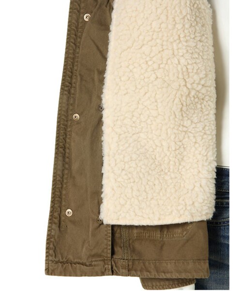 Ungrid(アングリッド)の「ファー衿ミリタリーコート(ジャケット/アウター・レディース・カーキ/キャメル・S/M)」の14枚目の写真