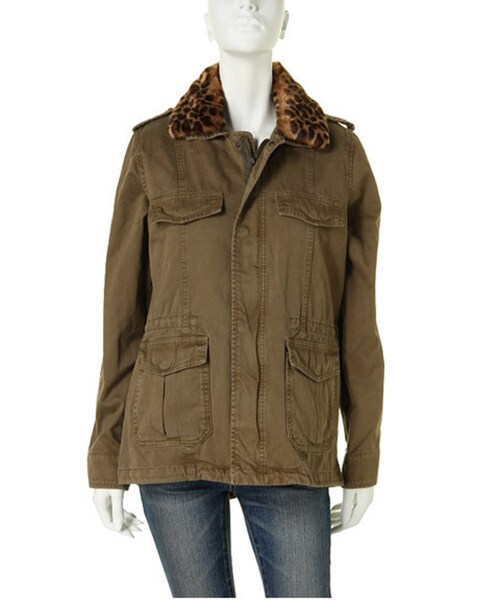 Ungrid(アングリッド)の「ファー衿ミリタリーコート(ジャケット/アウター・レディース・カーキ/キャメル・S/M)」の15枚目の写真