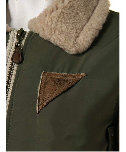 Ungrid（アングリッド）の「リメイクフライトJK（ジャケット/アウター・レディース・カーキ・S/M）」の9枚目の写真