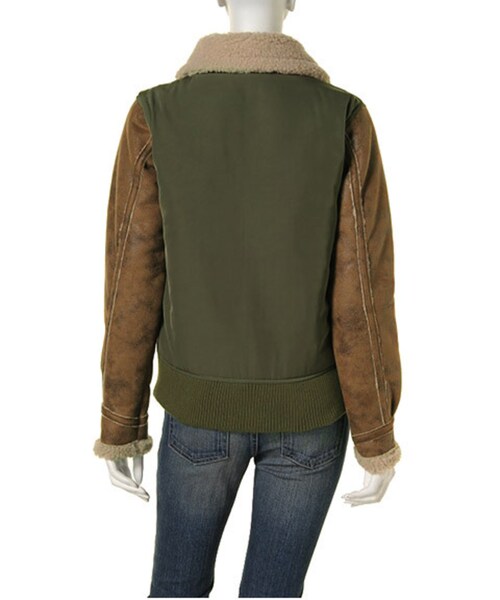 Ungrid（アングリッド）の「リメイクフライトJK（ジャケット/アウター・レディース・カーキ・S/M）」の6枚目の写真