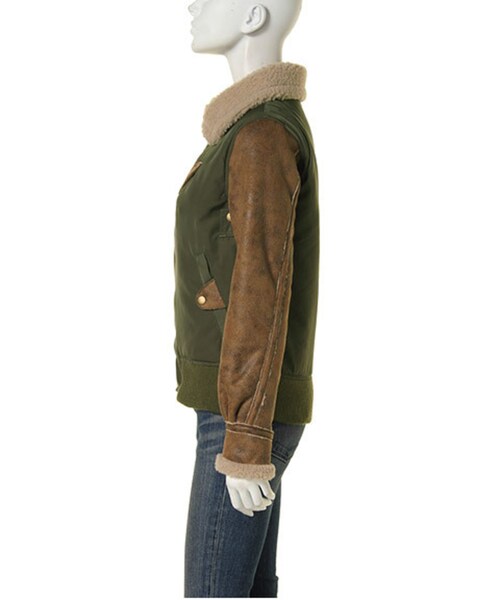 Ungrid（アングリッド）の「リメイクフライトJK（ジャケット/アウター・レディース・カーキ・S/M）」の7枚目の写真