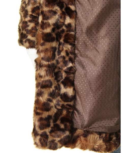 Ungrid（アングリッド）の「レオパードフェイクファーコート（ジャケット/アウター・レディース・ブラウン・S/M）」の7枚目の写真