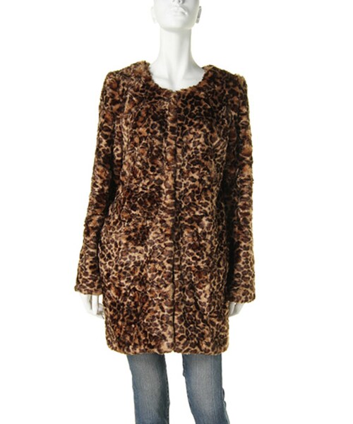 Ungrid（アングリッド）の「レオパードフェイクファーコート（ジャケット/アウター・レディース・ブラウン・S/M）」の8枚目の写真