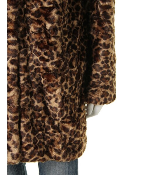 Ungrid（アングリッド）の「レオパードフェイクファーコート（ジャケット/アウター・レディース・ブラウン・S/M）」の6枚目の写真