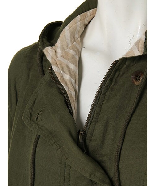 Ungrid（アングリッド）の「ダブルガ-ゼミリタリーコート（ジャケット/アウター・レディース・ベージュ/カーキ・S/M）」の7枚目の写真