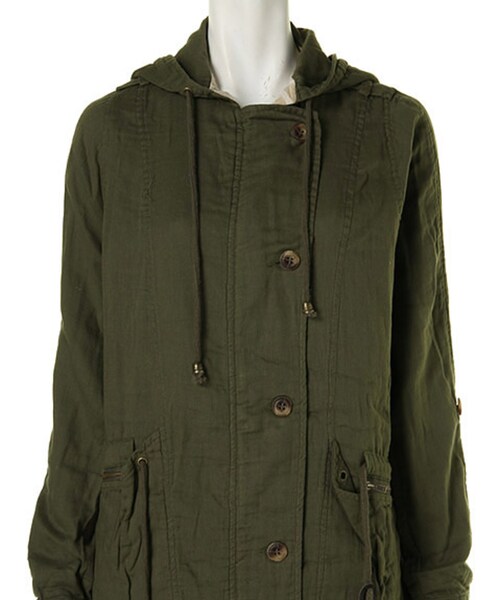 Ungrid（アングリッド）の「ダブルガ-ゼミリタリーコート（ジャケット/アウター・レディース・ベージュ/カーキ・S/M）」の6枚目の写真