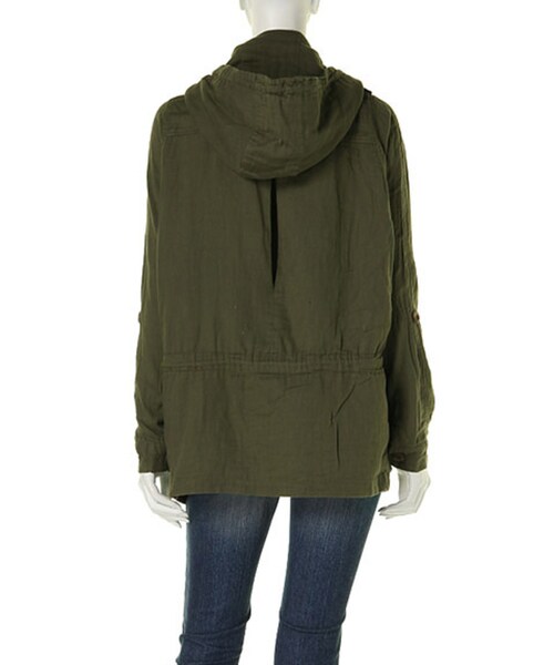 Ungrid（アングリッド）の「ダブルガ-ゼミリタリーコート（ジャケット/アウター・レディース・ベージュ/カーキ・S/M）」の4枚目の写真