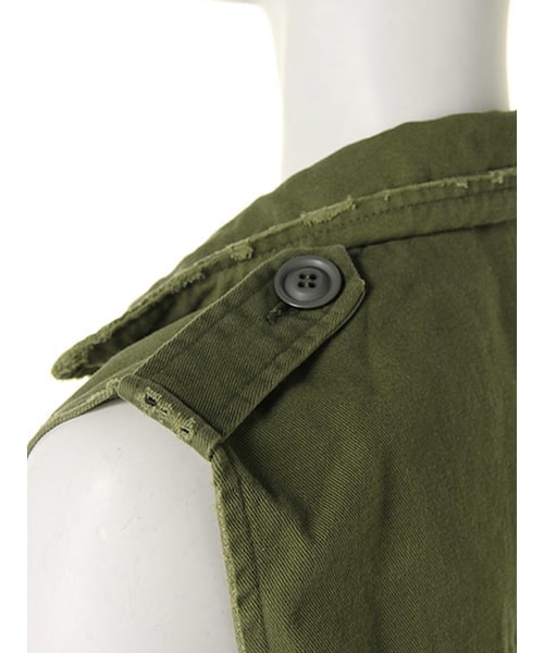 Ungrid（アングリッド）の「ミリタリーノースリJK（ジャケット/アウター・レディース・カーキ・S/M）」の6枚目の写真