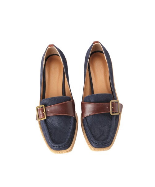 Ungrid（アングリッド）の「【Casual】チェーンコンビローファー（シューズ・レディース・ネイビー/ブラウン/ベージュ・S/M/L）」の10枚目の写真