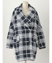 imvely | BIGチェックチェスターコート(ダウンジャケット/コート)