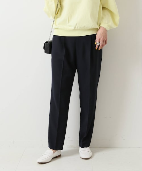 Spick and Span⭐︎フェイクウールテーパードパンツ 新 発売ファッション - spick and span フェイクウール